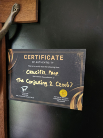 The Conjuring 2 2016 Original Production Used Crucifix Movie Prop