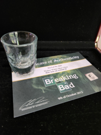 Breaking Bad Original Screen Used Walter White Shot Glass Movie Prop