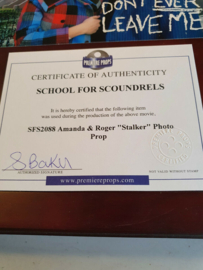 School of Scoundrels Original Screen Used Stalker Photo Prop