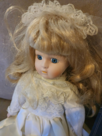 Dolls 1987 Original Production Used Girl Doll in Wedding Dress Movie Prop
