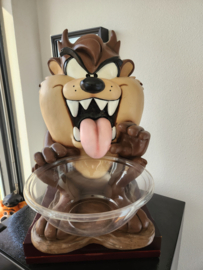 Looney Tunes Tasmanian Devil Taz Sitting Big Vintage Figurine Candy Bowl Statue