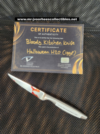 Halloween H20 Original Production Used Michael Myers Bloody Small Knife Prop