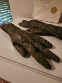 Steven Spielberg Falling Skies 2011 Original Screen Used Lifesize Alien Hands Prop