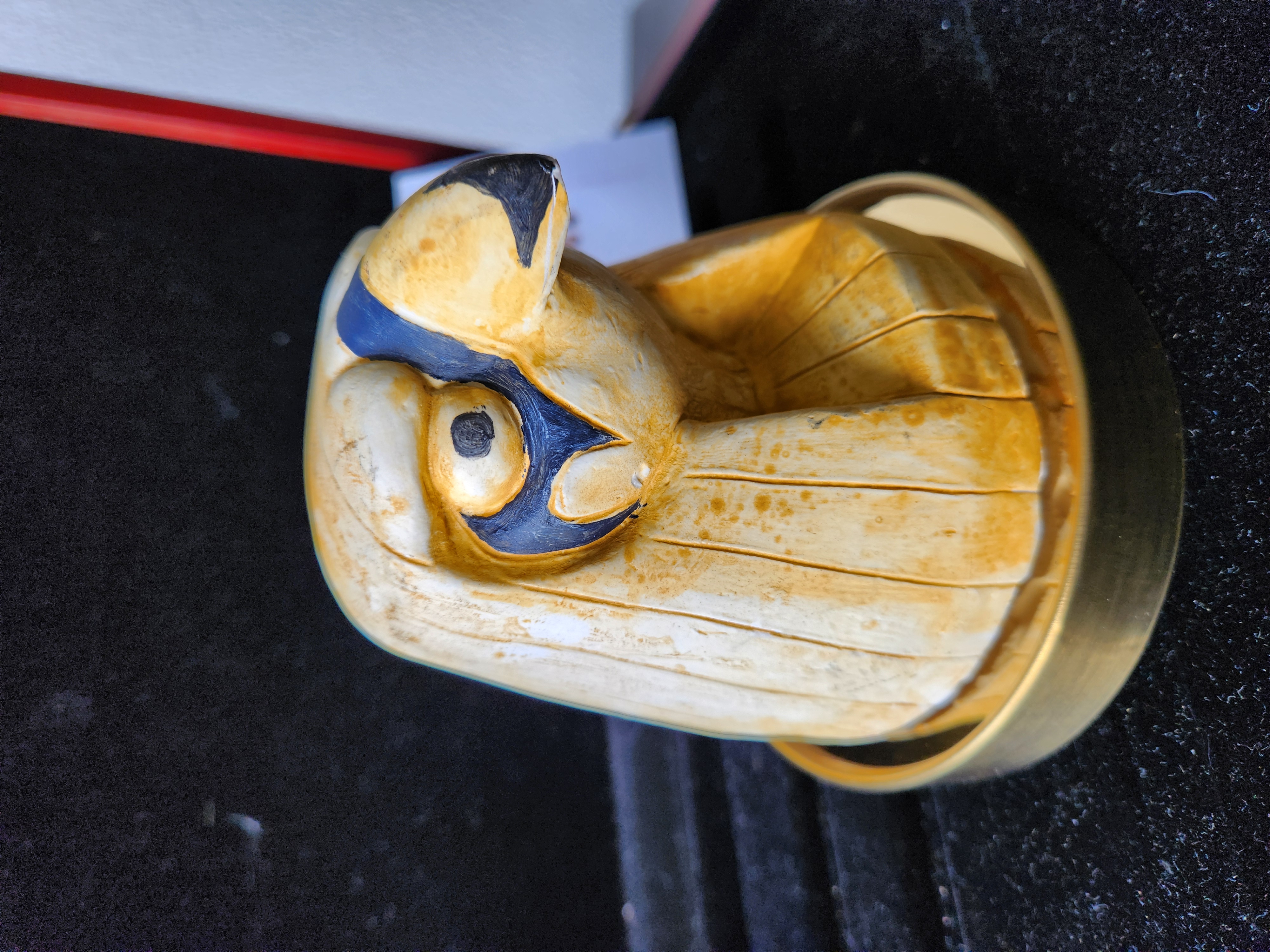 The Mummy (1999) Original Production Hand Made Horus Canopic Jar Lid Movie Prop