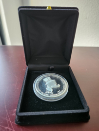 Walt Disney Scrooge McDuck First Euro Silver Plated Coin