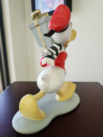 Walt Disney Donald Duck Walking with Christmas Present Figurine Statue