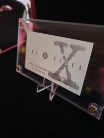The X Files TV Show Prop Business Card With Authenticity Hologram