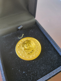 Walt Disney Scrooge McDuck as Astronaut Gold Plated 1970 Coin