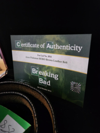 Breaking Bad Original Production Used Jesse Pinkman Leather Belt Movie Prop