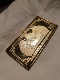 Walt Disney Scrooge McDuck $50 Hard Life Gold LE of 150 Money Bin Bar