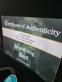 Breaking Bad Walter White Original Screen Used Necktie Prop