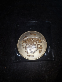 Walt Disney Scrooge McDuck German LE of 500 24K Gold Plated Coin