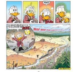 Walt Disney Scrooge McDuck First Gold Nugget Big LE of 500 Coin