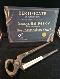 Final Destination Original Production Used Tool from Garage Movie Prop