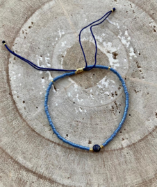 Bracelet blauw-paars