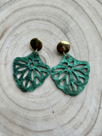 Oorbellen emerald groen
