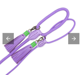 Dwam 220x1.5 cm pink leash smiley lila