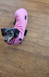 Otta's sweater/jas fleece  teckel  new collection roze xs