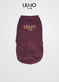 Liu-Jo trui bordeaux roze