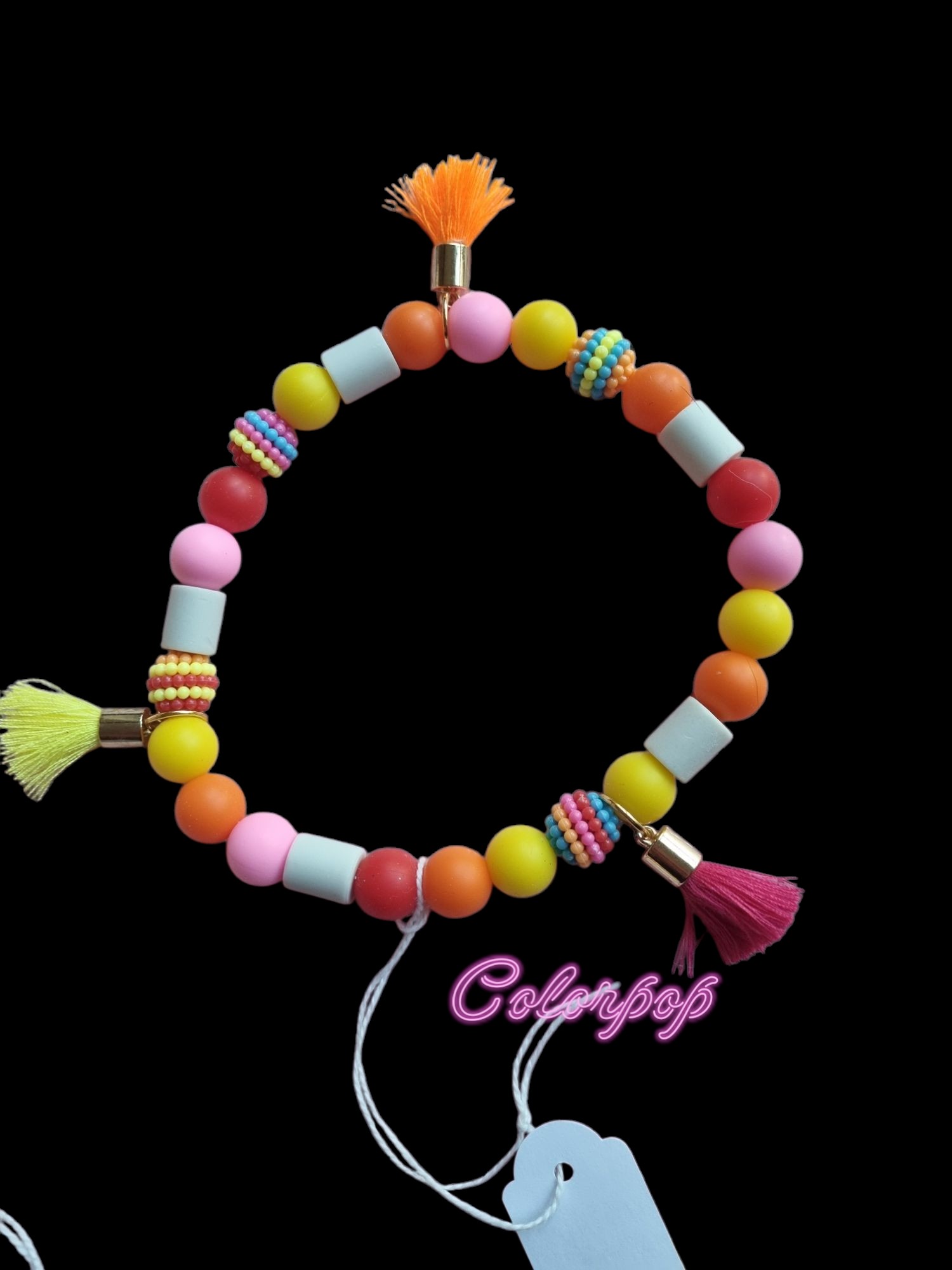Colorpop anti-teken /vlooien  EM kralen ketting mt17