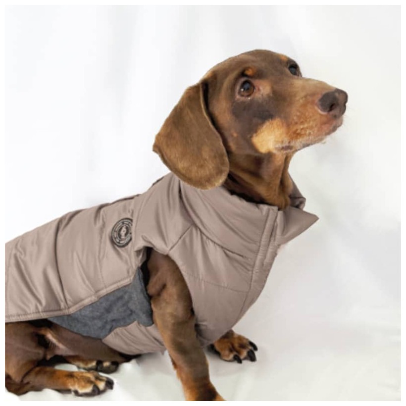 PRESALE Puffer regenjas super licht xs taupe