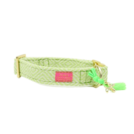 Pellina new spring collection halsband pistachegroen 2 cm verstelbaar