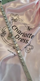 Charlotte dress halsband rhinestone  35 CM