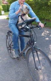 Buddyrider  Versie 2 nieuw model 2024  fiets mand voor elk ras tt 12 kg Test rit mogelijk in onze shop