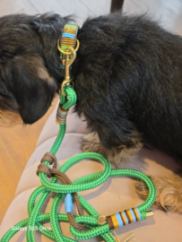 Il mio lederen halsband Masai mt30