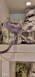 Harnas Fifi winter 23-24 SNOWBALL GREEN   SMALL  OOK VOOR TECKELS
