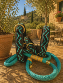 BB collectie Leder halsbanden masai  2cm breed