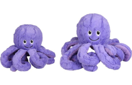 Octopus paars knispergeluid 20 cm