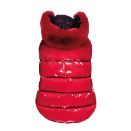 Honden jasje 20 cm rood