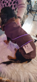 Fifi  TECKY teckel regenjas ruglengte 33-36-39-43-47 fleece