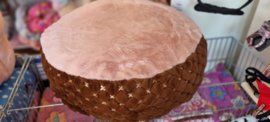 Ehgia bed roze/bruin paillette 75 dia