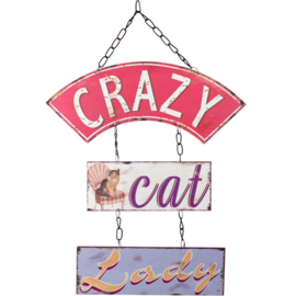 Crazy cat lady sign