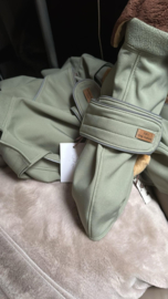 Fifi  TECKY teckel regenjas ruglengte 33-36-39-43-47 zacht kaki