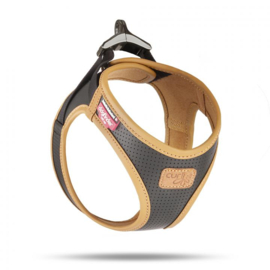 Curli harnas maat small ook perfect voor teckels appel- leather dogfinder