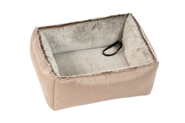 O'lala pet autostoel nieuwe collectie 2025 Beige/bruin 60x45