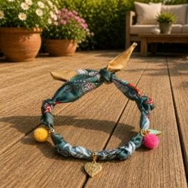 Bandana 's super leuk colorfull 1 maat past van nek 18 tot 34 cm