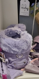 Harnas Fifi winter 23-24 OLD SCOOL  LILA   LARGE  OOK VOOR TECKELS