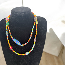 Long necklace etnic