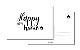 Kaart - Happy New Home