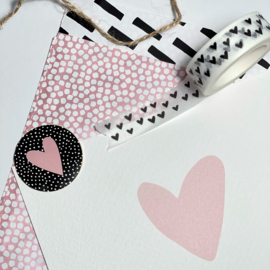 Masking Tape - Little Black Hearts