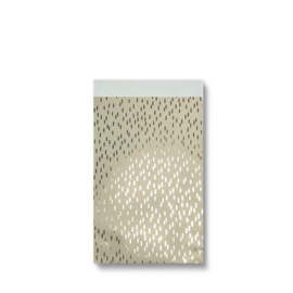 Kadozakje -  Beige & Golden Stripes- 12 x 19 cm