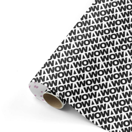 Inpakpapier - WOW & Lila Dots - 50 cm
