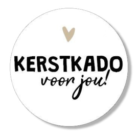 Kerst Sticker - Kerstkado voor jou!