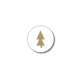 Kerst Sticker - Kerstboompje - 3 stuks