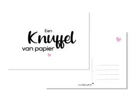 Kaart - Een Knuffel van Papier