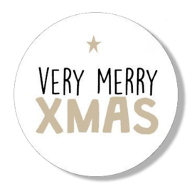 Kerst Sticker - Very Merry XMAS